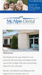 Mobile Screenshot of mcalpindental.com